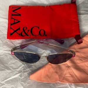 Max & co Pink Accent Cat-Eye Sunglasses MO0089